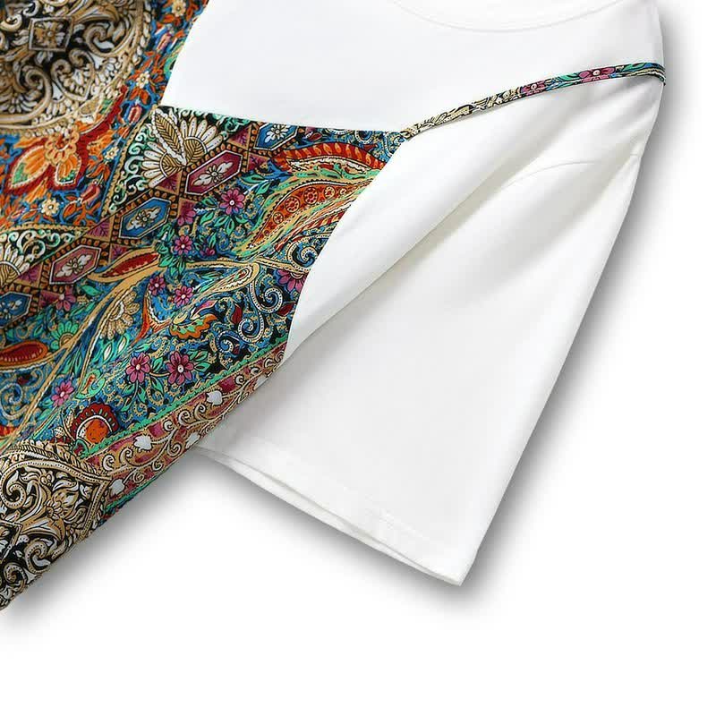 Plusock Boho Layered Midi Dress - image 1