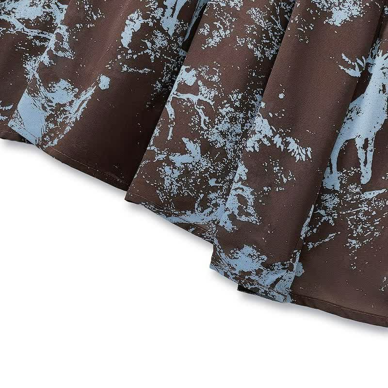 Plusock Boho Printed Flowy Maxi Dress - image 1