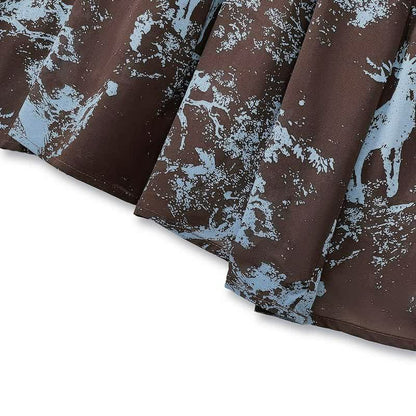 Plusock Boho Printed Flowy Maxi Dress - image 1