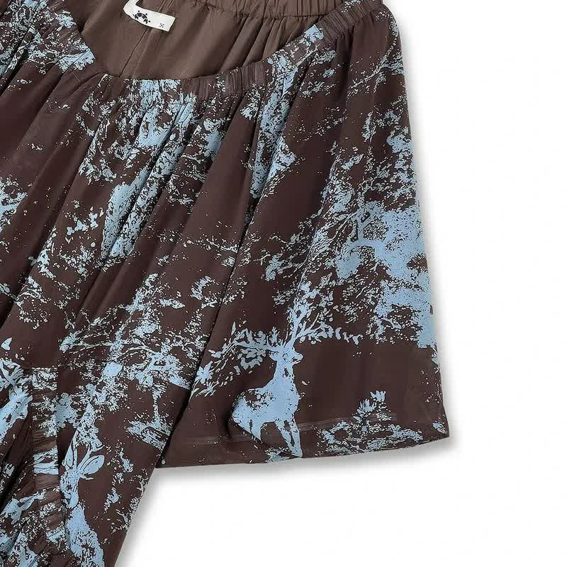 Plusock Boho Printed Flowy Maxi Dress - image 3