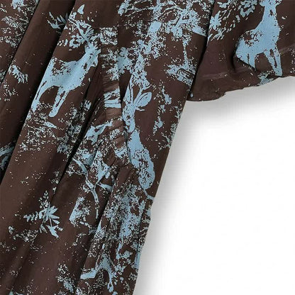 Plusock Boho Printed Flowy Maxi Dress - image 2