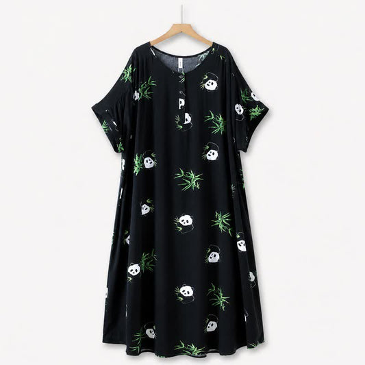 Plusock Soft Panda Lounge Midi Dress - image 0