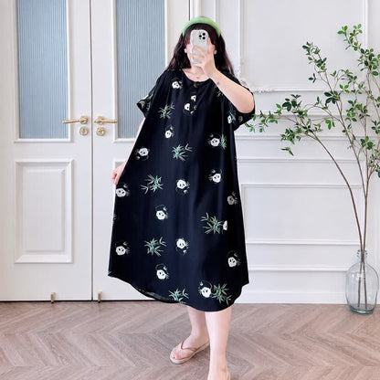 Plusock Soft Panda Lounge Midi Dress - image 1
