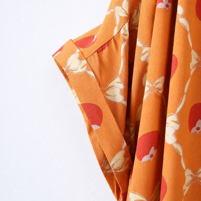 Plusock Cute Persimmon Midi Dress - image 3