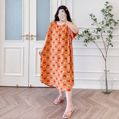 Plusock Cute Persimmon Midi Dress - image 2