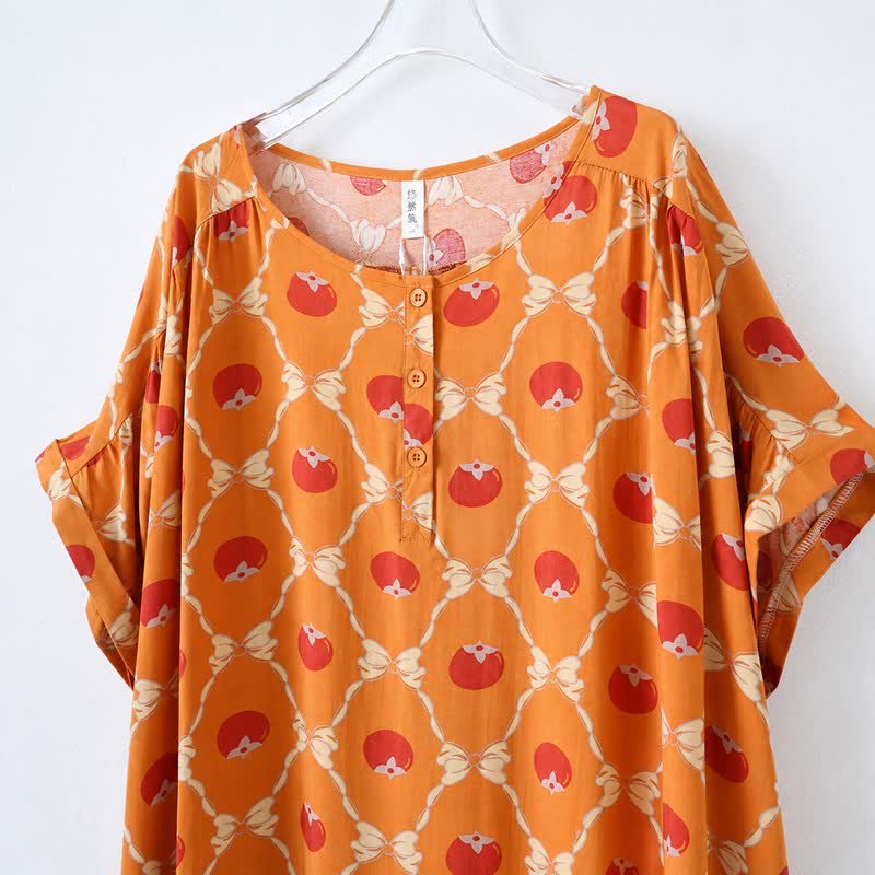 Plusock Cute Persimmon Midi Dress - image 4
