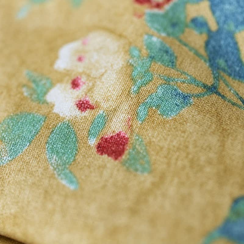 Plusock Vintage Floral Button-Front Midi Dress - image 3