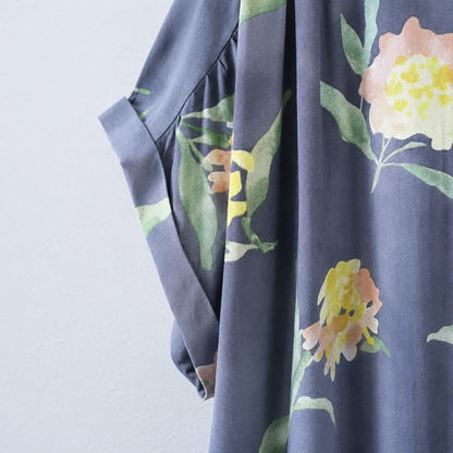 Plusock Relaxed Floral Lounge Midi Dress - image 4