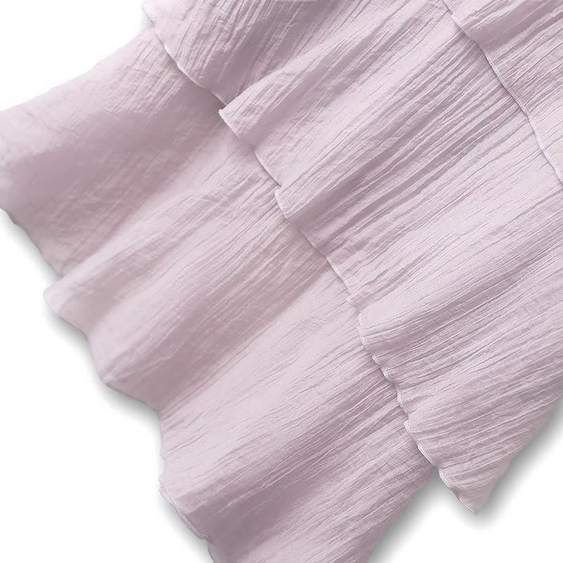 Plusock Crinkle Tiered Tassel Tie Midi Dress - image 3