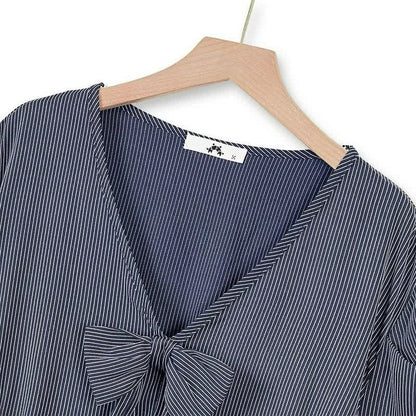 Plusock Bow Tie Casual Midi Dress - image 3
