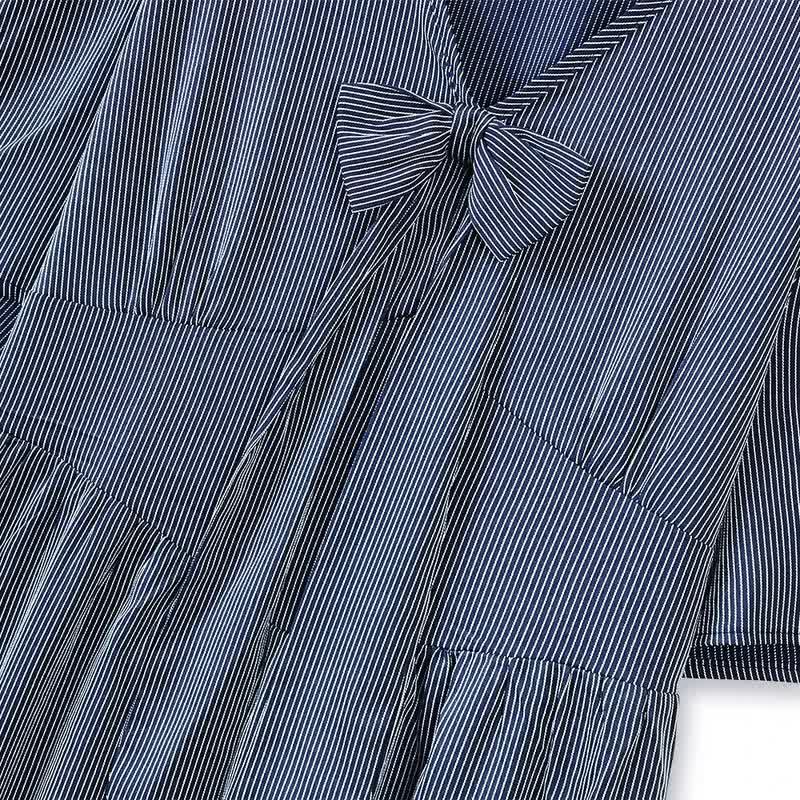 Plusock Bow Tie Casual Midi Dress - image 1