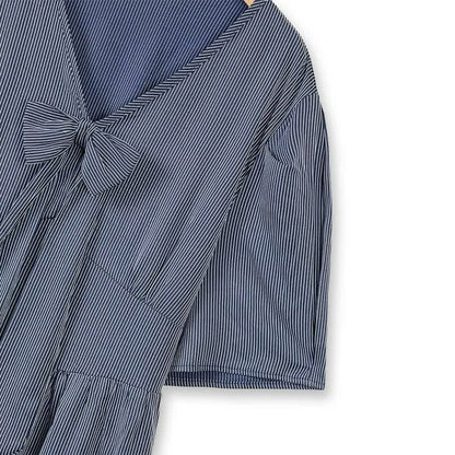 Plusock Bow Tie Casual Midi Dress - image 4