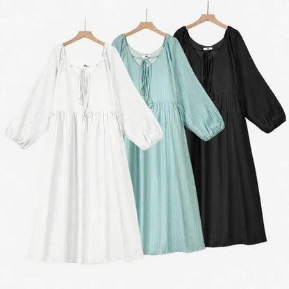Plusock Breezy Tencel Tie Neck Maxi Dress - image 0
