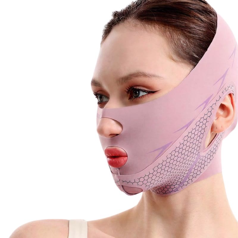 Plusock Honeycomb Contour Face Wrap - Purple - One Size - image 5