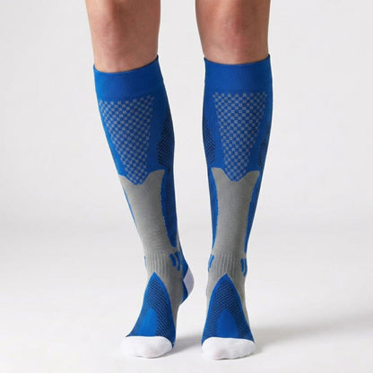 Plusock Colorful Stripe Compression Socks(3 Pairs) - image 1