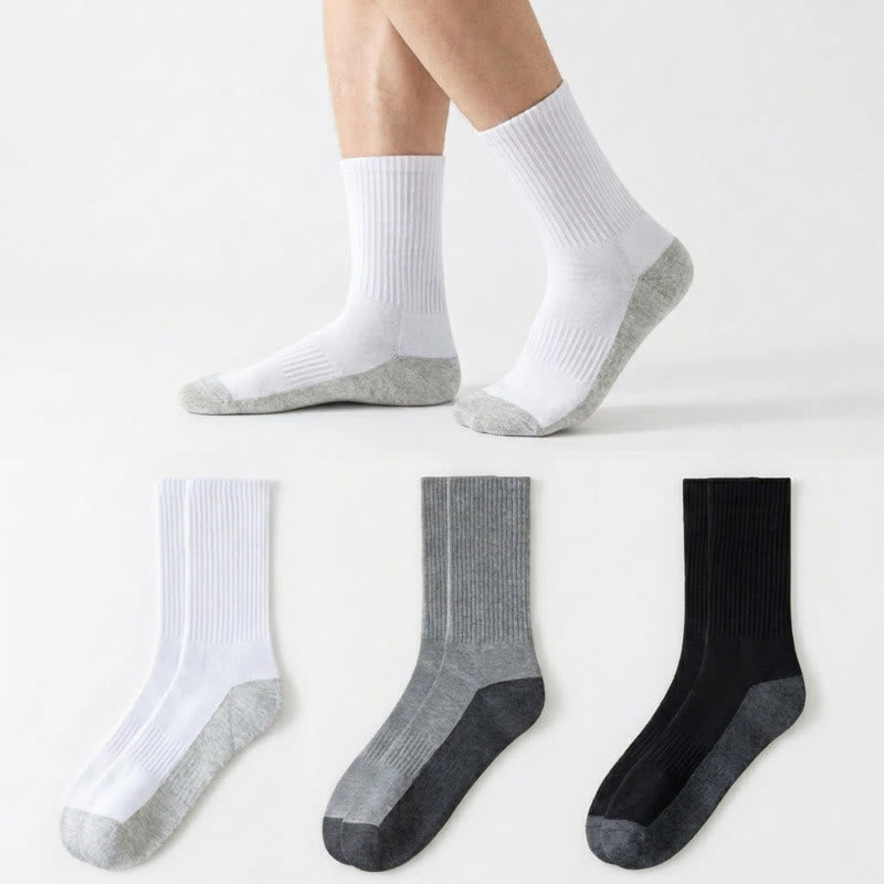 Plusock Plus Size Thickened Thermal Quarter  Socks(3 Pairs) - image 0