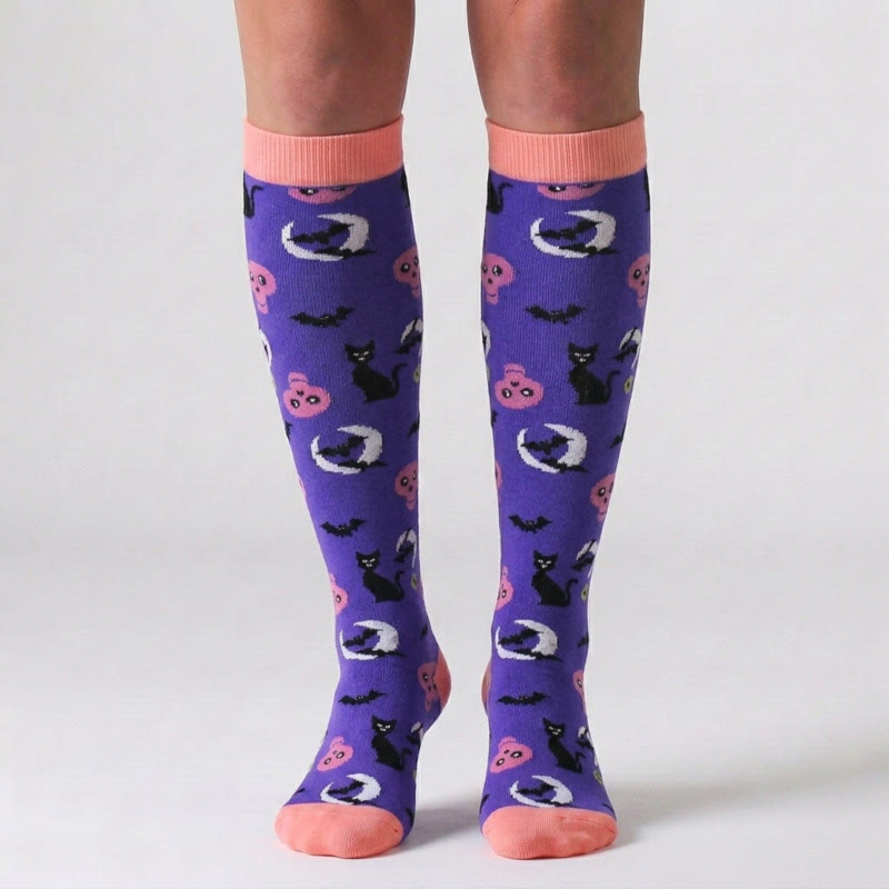 Plusock Halloween Funny Compression Socks(4 Pairs) - image 4