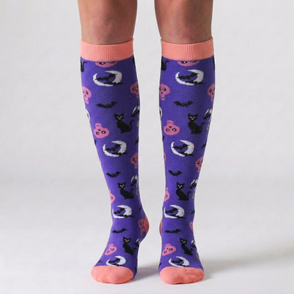 Plusock Halloween Funny Compression Socks(4 Pairs) - image 4