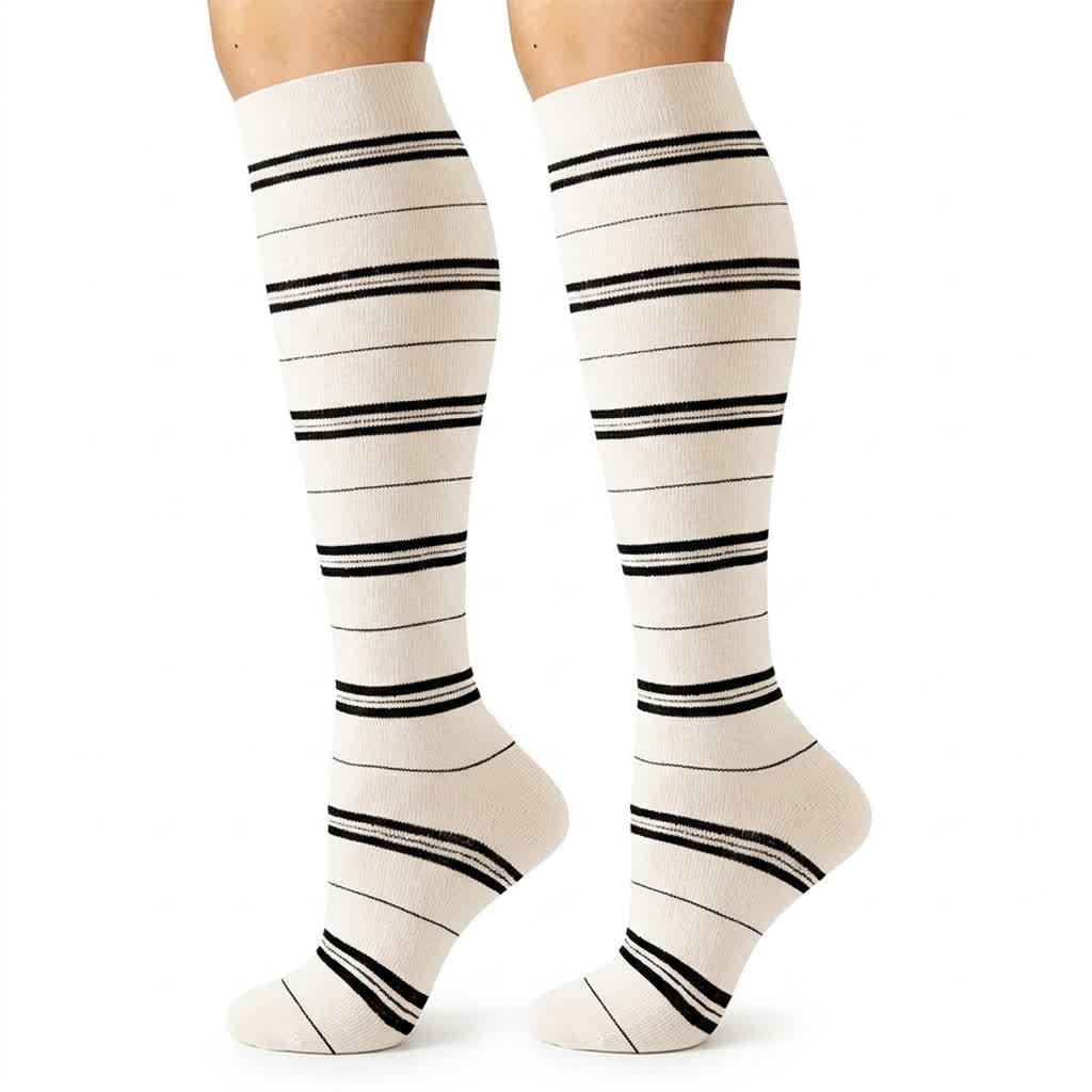 Plusock Cocoa Hearts Compression Socks(6 Pairs) - image 3