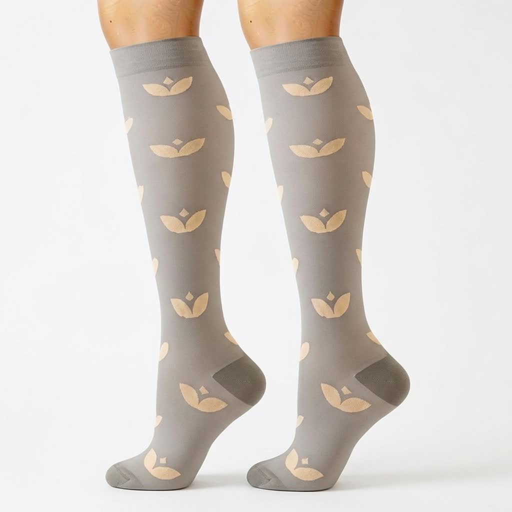 Plusock Cocoa Hearts Compression Socks(6 Pairs) - image 7