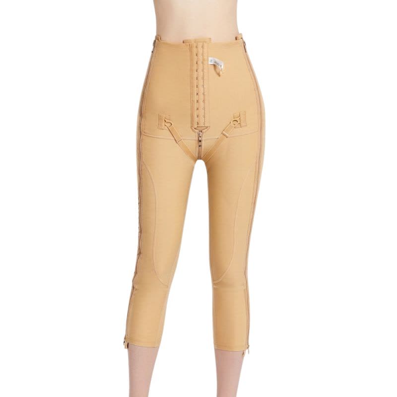 Plusock High-Waisted Adjustable Dual-Zip Capri Shaping Pants - image 4