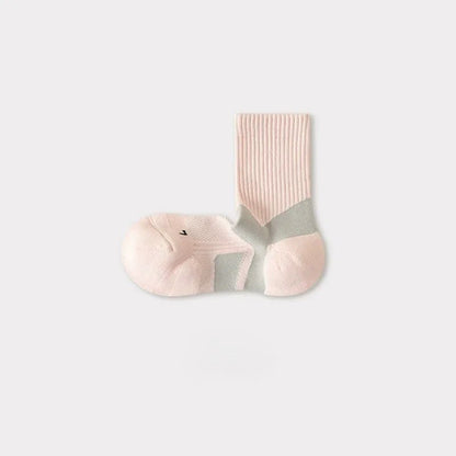 Plusock Breathable Arch Support Quarter Compression Socks(5 Pairs) - Pink - EU35-40(US2-7) - image 4