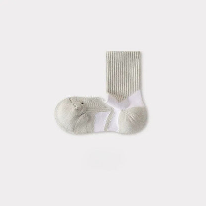 Plusock Breathable Arch Support Quarter Compression Socks(5 Pairs) - Grey - EU35-40(US2-7) - image 3