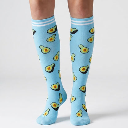 Plusock Food Print Compression Socks(6 Pairs) - image 1