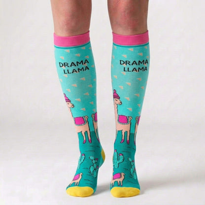 Plusock Funny Cartoon Animal Print Compression Socks(5 Pairs) - image 5