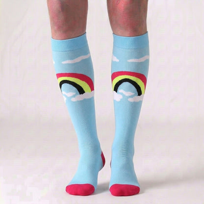 Plusock Plus Size Various Patterns Compression Socks(6 Pairs) - image 2