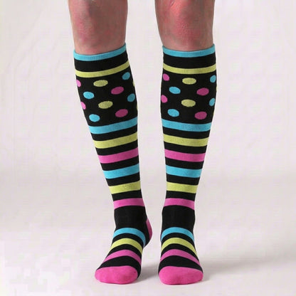 Plusock Plus Size Various Patterns Compression Socks(6 Pairs) - image 4