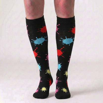 Plusock Plus Size Various Patterns Compression Socks(6 Pairs) - image 5