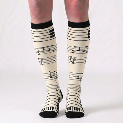 Plusock Plus Size Various Patterns Compression Socks(6 Pairs) - image 3