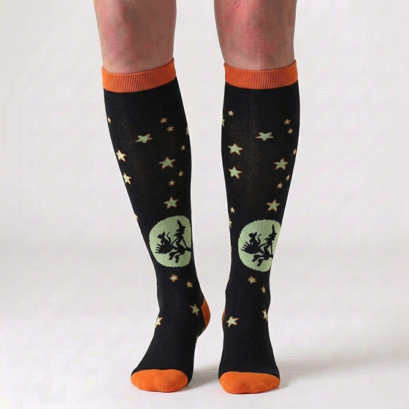 Plusock  Halloween Holiday Soft Cotton Compression Socks(3 Pairs) - image 2