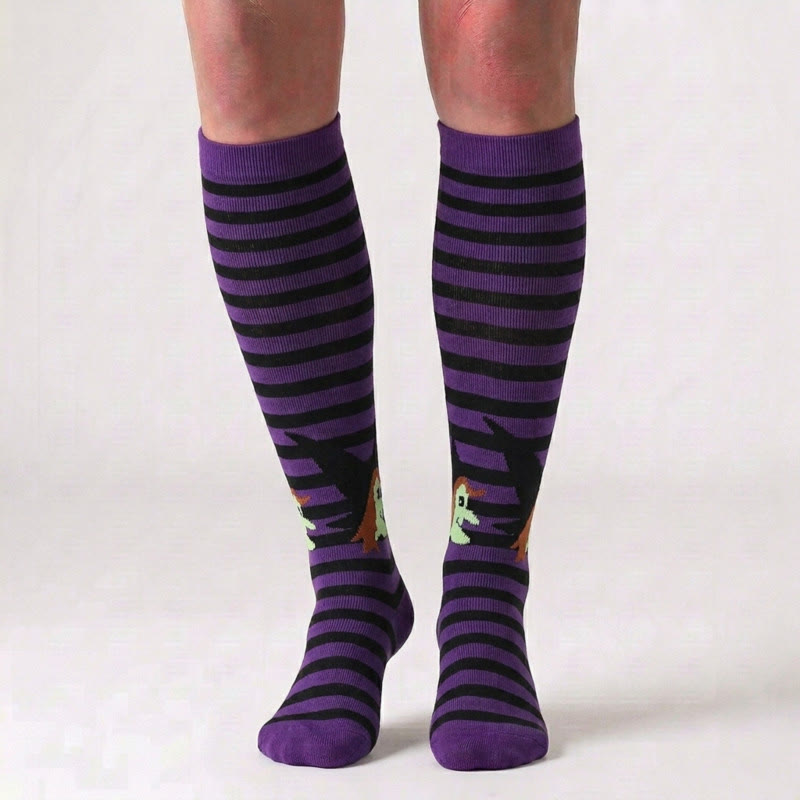 Plusock  Halloween Holiday Soft Cotton Compression Socks(3 Pairs) - image 1
