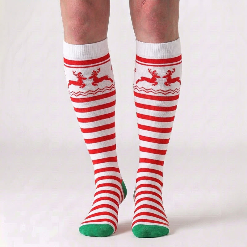 Plusock Christmas Knee High Compression Socks(6 Pairs) - image 1