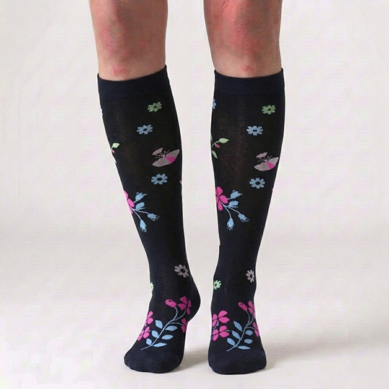 Plusock Butterfly Dragonfly Compression Socks(3 Pairs) - image 1
