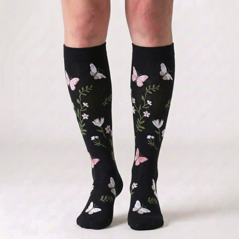 Plusock Butterfly Dragonfly Compression Socks(3 Pairs) - image 3