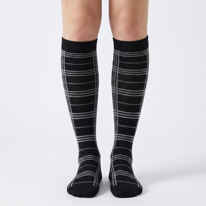 Plusock Wave Grid Compression Socks(3 Pairs) - image 1