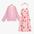 Plusock Blush Floral Two Piece Set - 2Pcs Set - 6XL - image 0