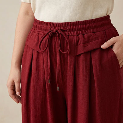 Plusock Soft Stretch Wide Leg Casual Pants - image 9