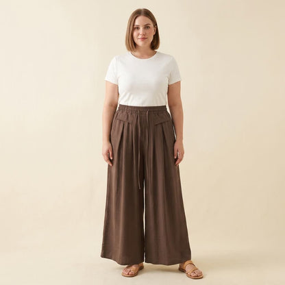 Plusock Soft Stretch Wide Leg Casual Pants - image 5
