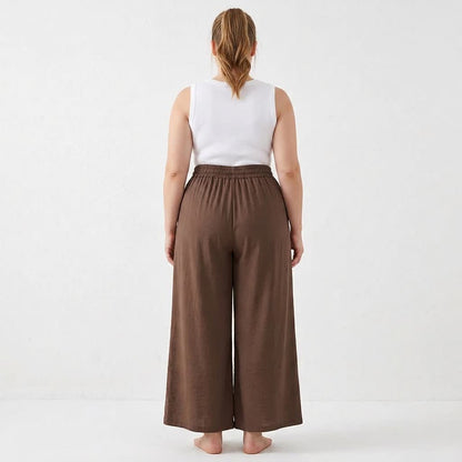 Plusock Soft Stretch Wide Leg Casual Pants - image 6