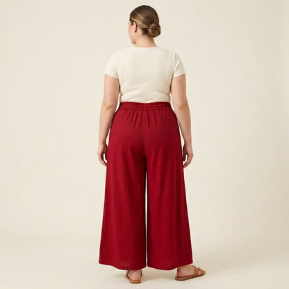 Plusock Soft Stretch Wide Leg Casual Pants - image 8