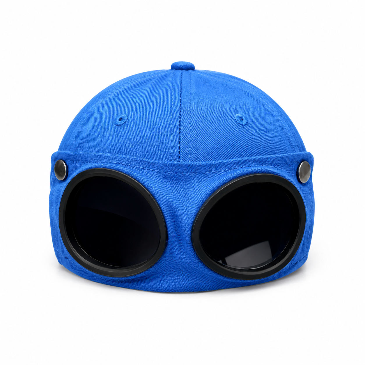Plusock Vintage Goggle Streetwear Style Hat - Blue - One Size - image 9