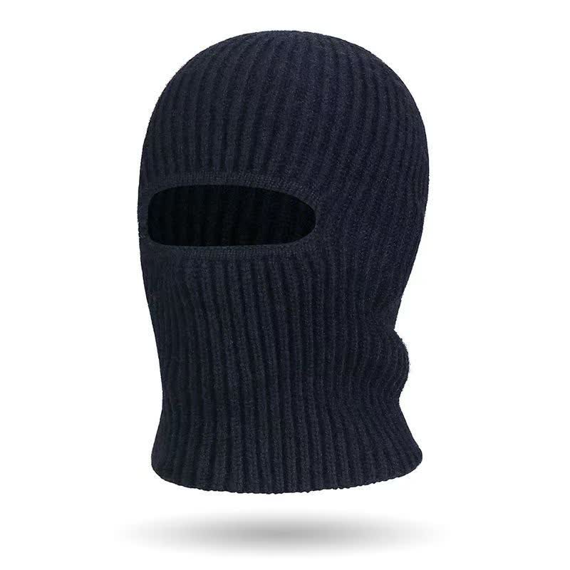 Plusock Ribbed Thermal Winter Beanie - Navy Blue - One Size - image 4