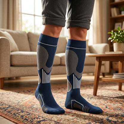 Plusock Plus Size Contrast Sport Compression Socks - image 3