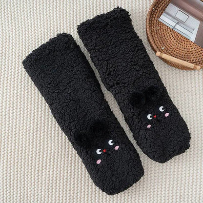 Plusock Cozy Bear Fleece Slipper Socks - image 9