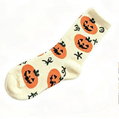 Plusock Halloween Pumpkin Quarter Socks(3 Pairs) - A - One Size - image 0