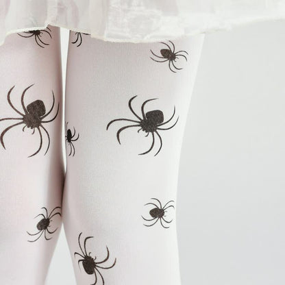 Plusock Halloween Spider Print Pantyhose (2 Pairs) - image 4
